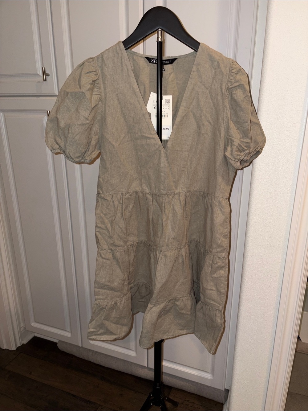 Zara Olive 🫒 green Casual Dress